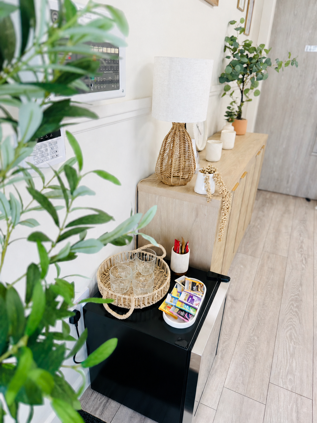Complimentary hot and cold refreshments available for clients attending counselling in person